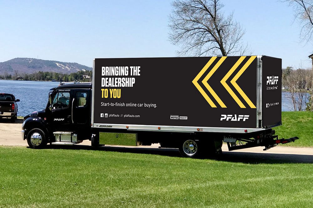 Pfaff delivery truck