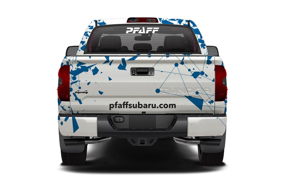 Subaru snow plow truck livery